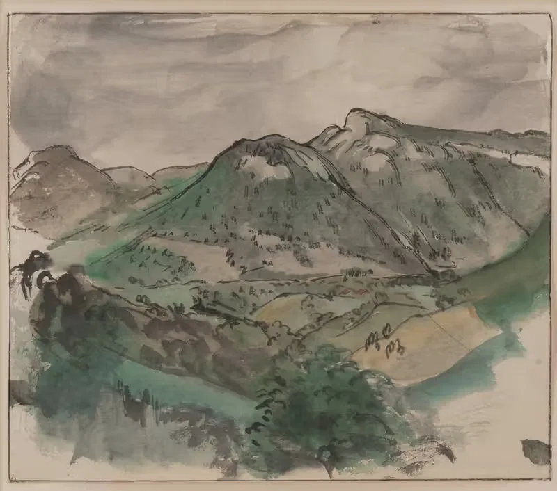 Пейзаж II; Пюи-де-Дом by Жюль Шадель, c. 1920 — digital art print download