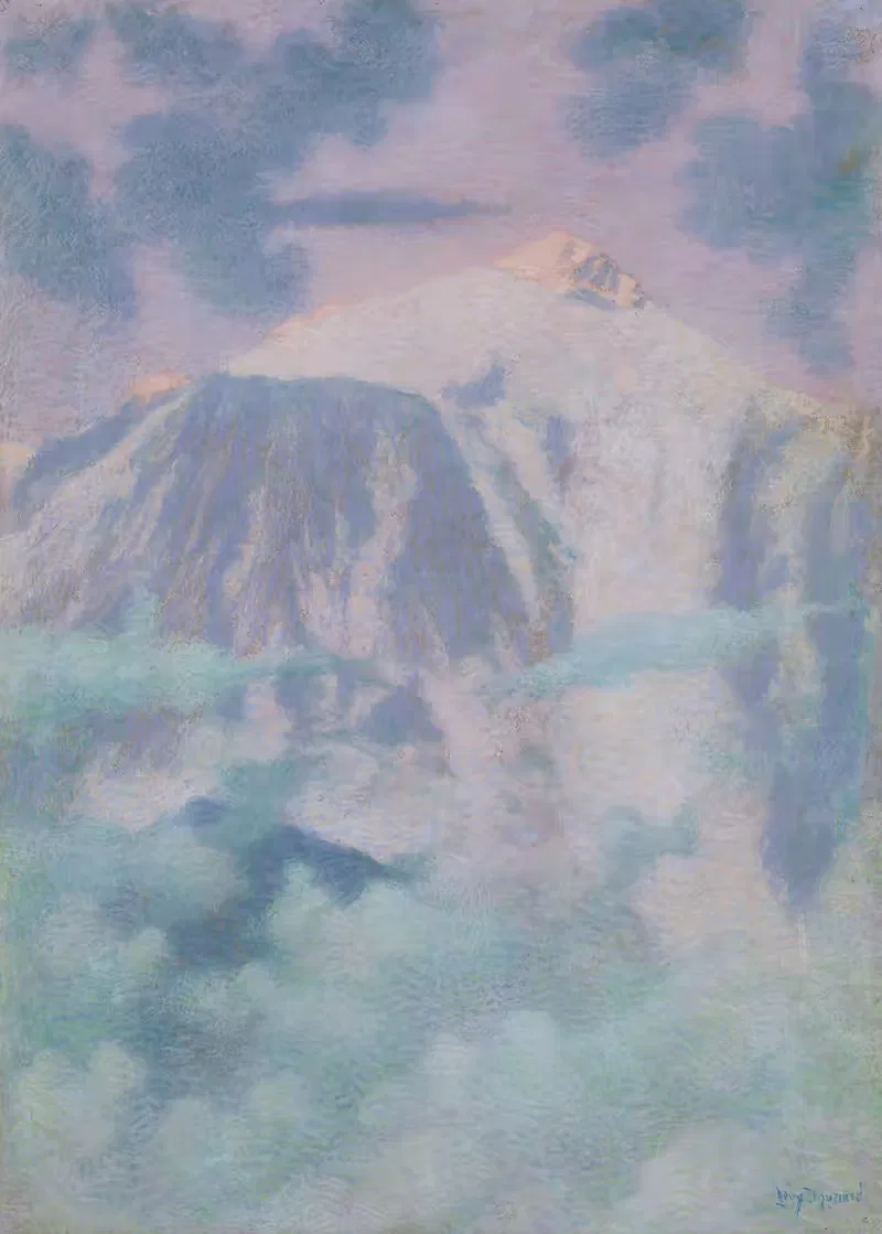 Горы. Пейзаж мечты by Люсьен Леви-Дюрмер, 1897 — digital art print download