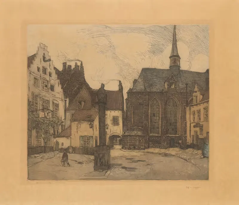 Het Sint-Nicolaasplein, Antwerpen — Marten Van der Loo