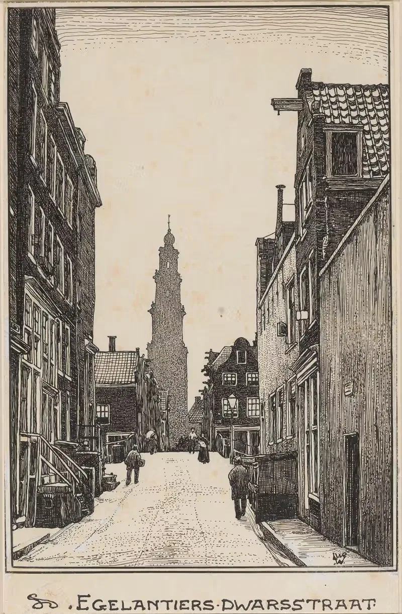 De Egelantiers Dwarsstraat te Amsterdam — Willem Wenckebach
