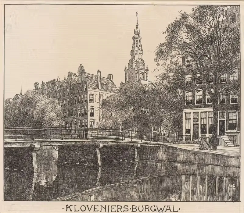 Kloveniers Burgwal te Amsterdam — Willem Wenckebach