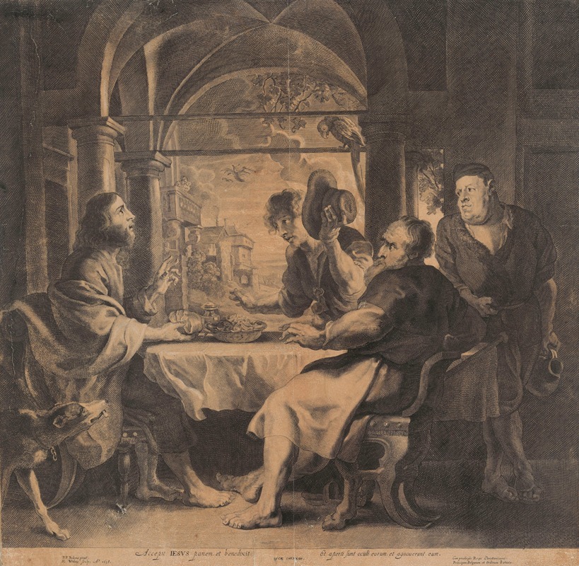 The Supper at Emmaus by Петер Пауль Рубенс, 1638 — digital art print download