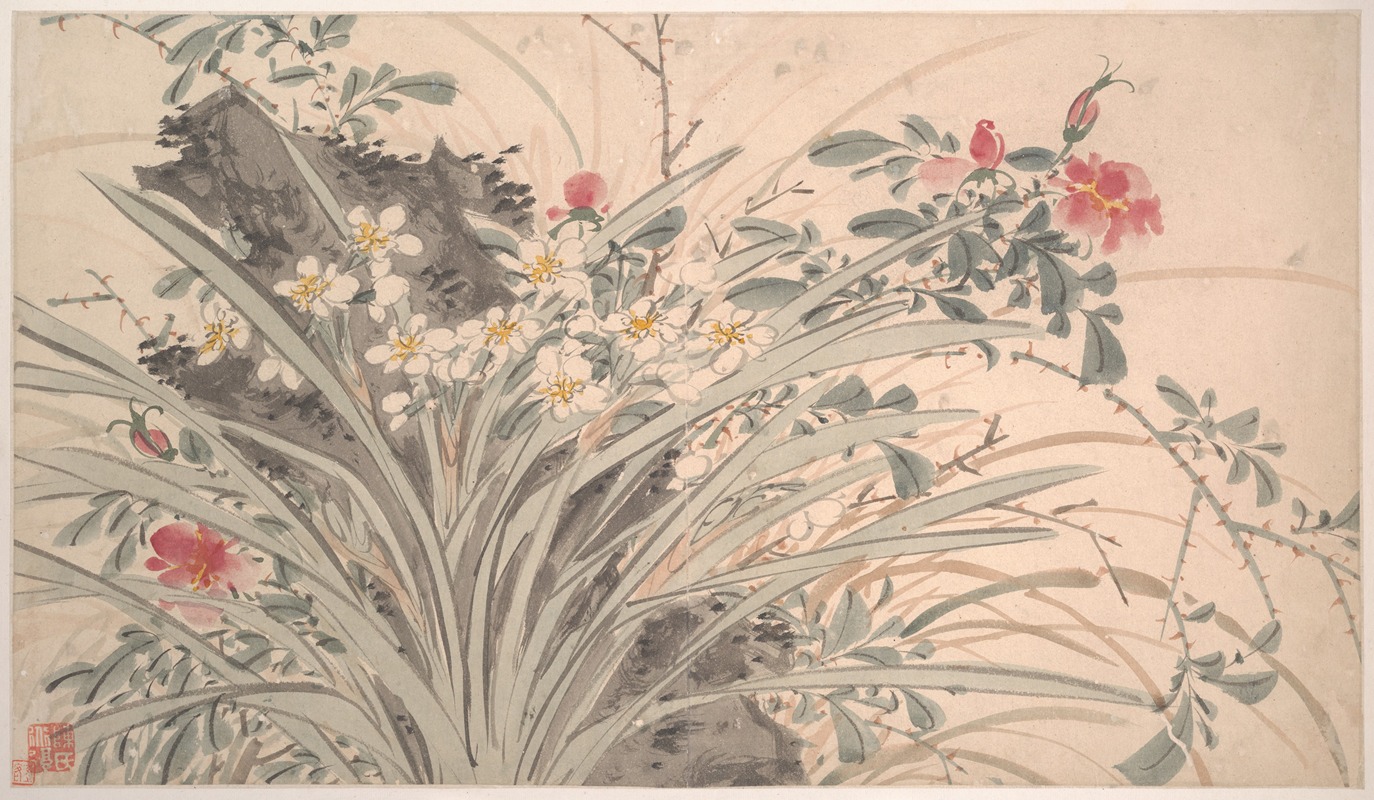 Garden Flowers Pl.08 by Чэнь Чунь, 1540 — digital art print download