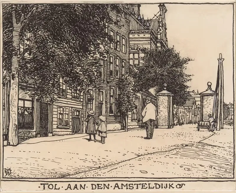 Tol aan den Amsteldijk te Amsterdam — Willem Wenckebach