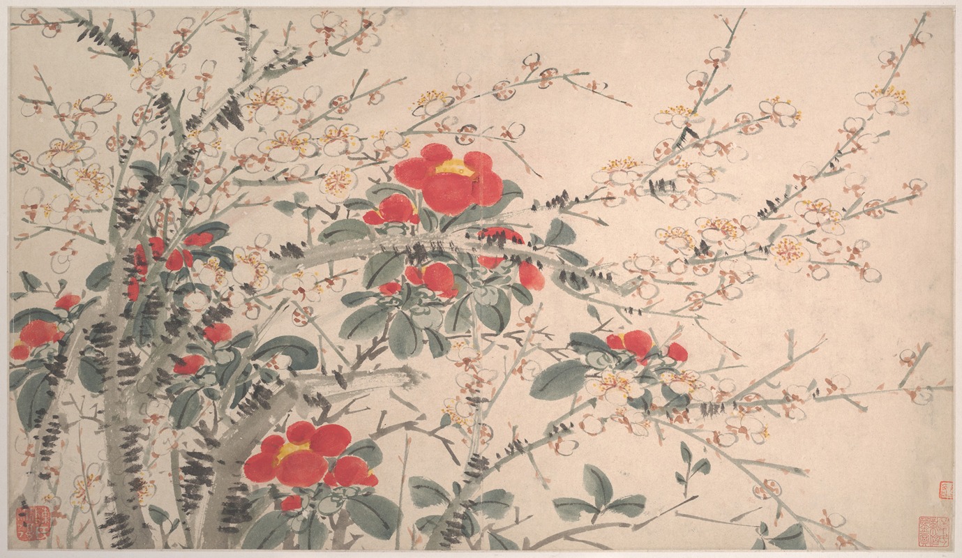 Garden Flowers Pl.10 by Чэнь Чунь, 1540 — digital art print download