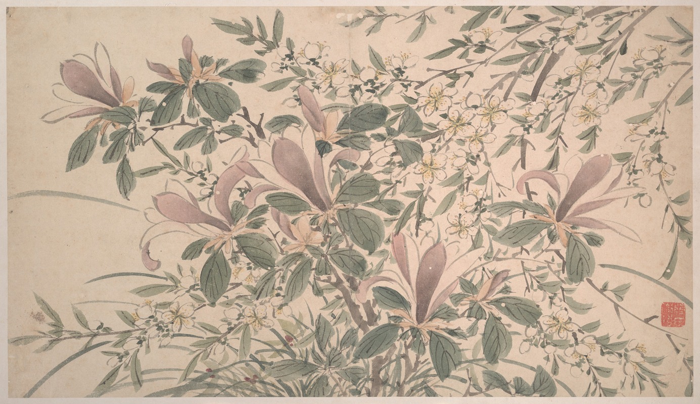 Garden Flowers Pl.11 by Чэнь Чунь, 1540 — digital art print download
