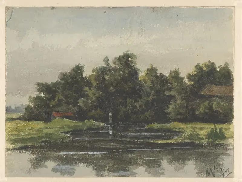 Vaartgezicht by Willem Witsen, 1897 — digital art print download
