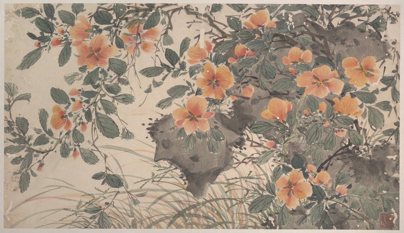 Garden Flowers Pl.14 by Чэнь Чунь, 1540 — digital art print download