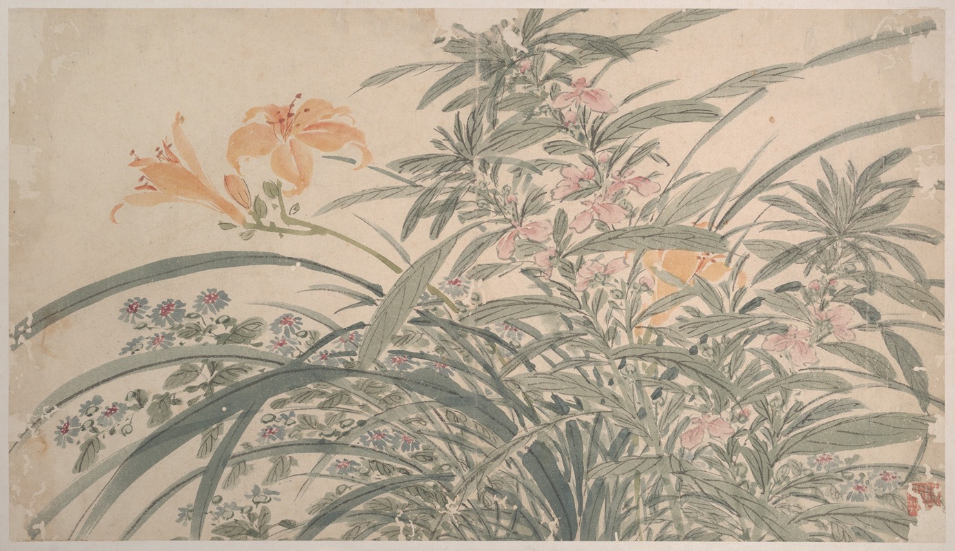 Garden Flowers Pl.15 by Чэнь Чунь, 1540 — digital art print download
