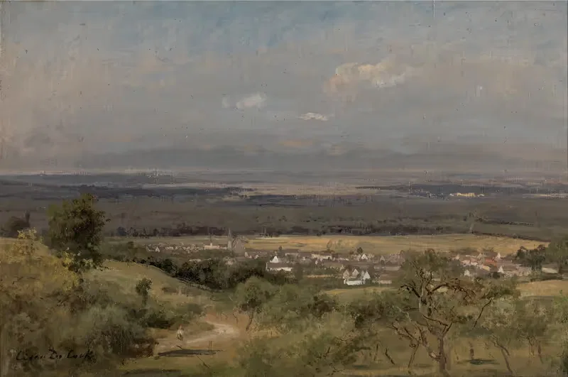 Landscape near Gasny (Normandy) — César De Cock