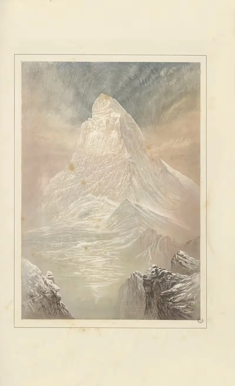 Маттерхорн by Илайджа Уолтон, 1867 — digital art print download