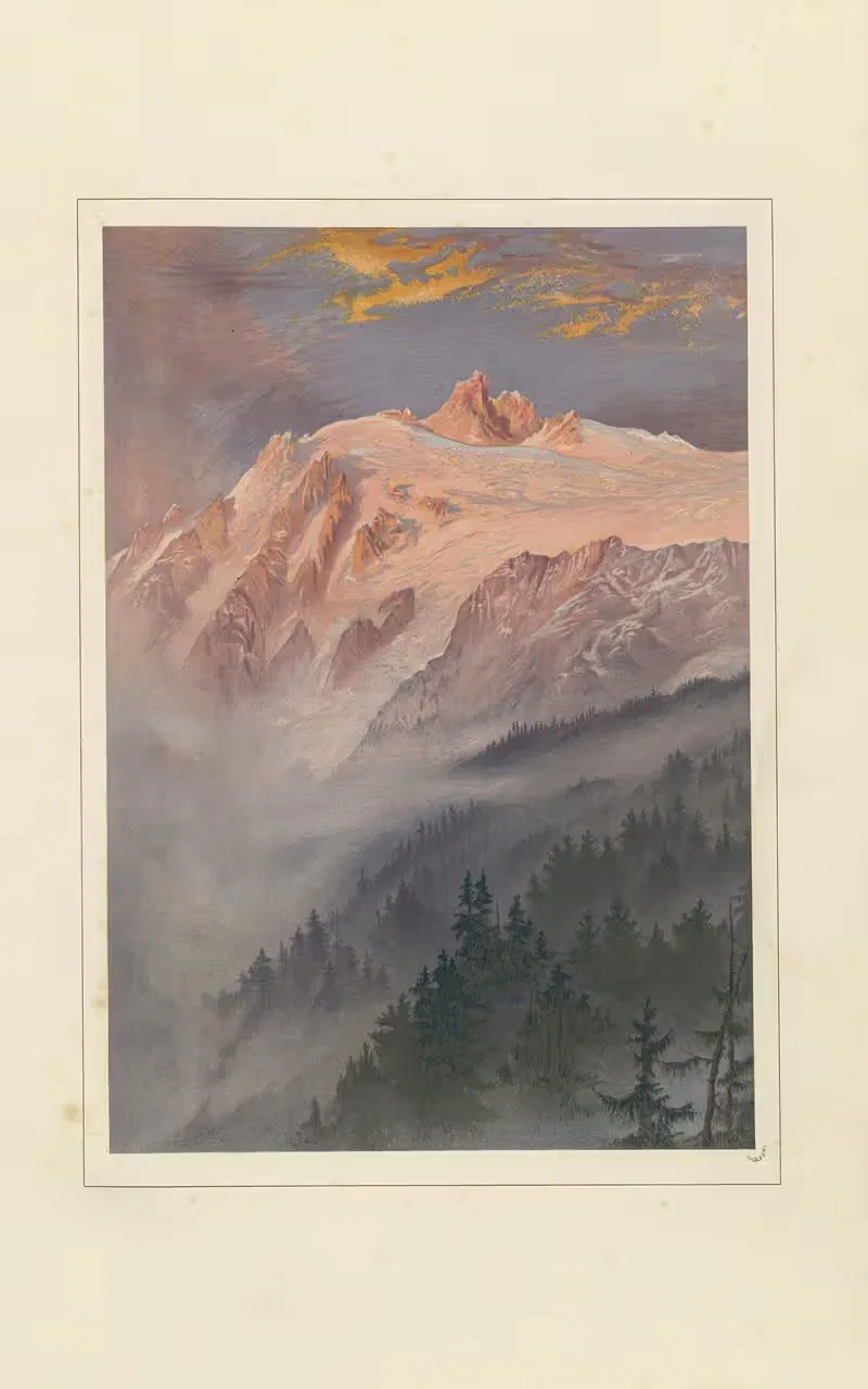 Ледник де Триент by Илайджа Уолтон, 1867 — digital art print download