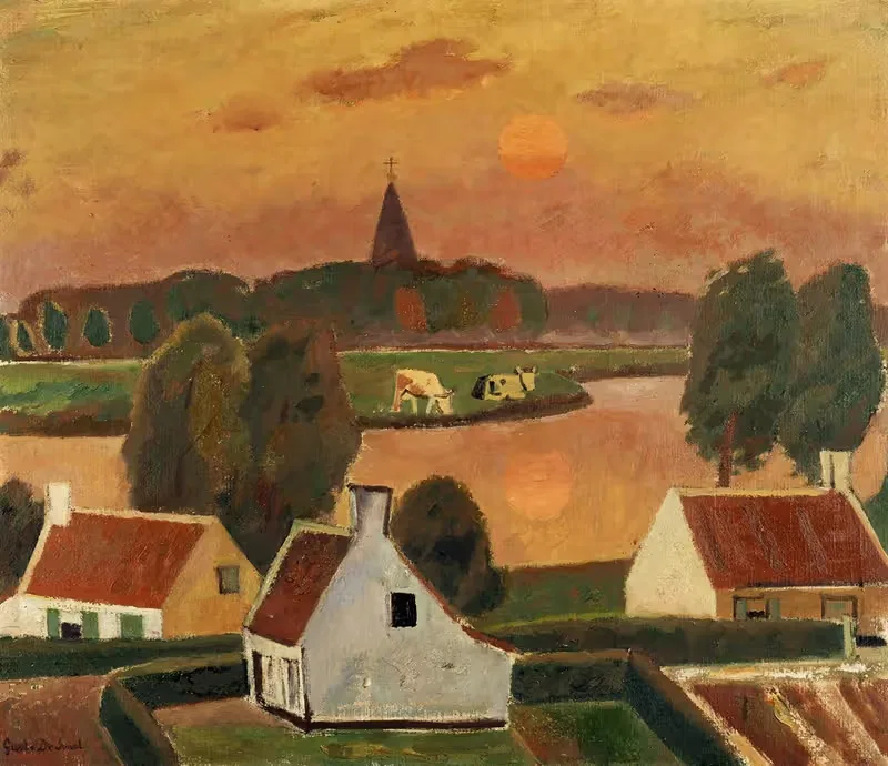 View of a Village — Gustave De Smet