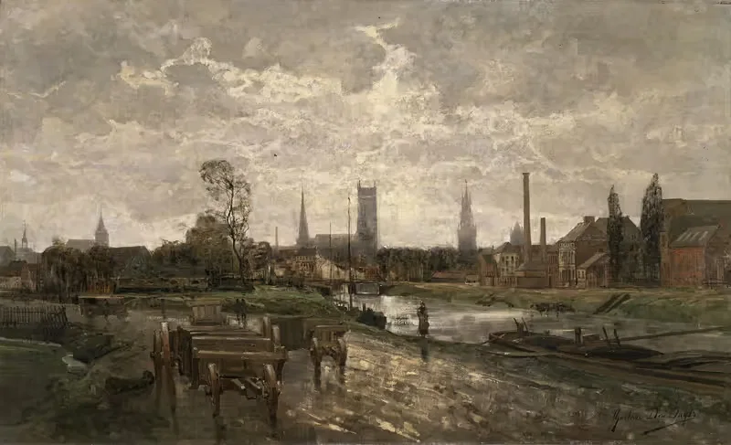 Panoramic View of Ghent — Gustave Den Duyts