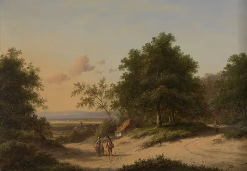 Лесной пейзаж by Ян Эверт Морель, 1769 - 1808 — digital art print download