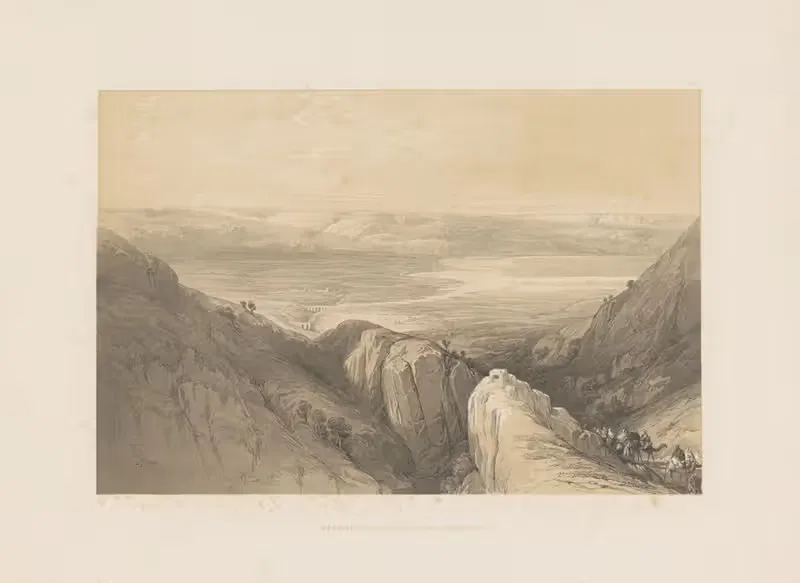 Descente dans la vallée du Jourdain — François Stroobant