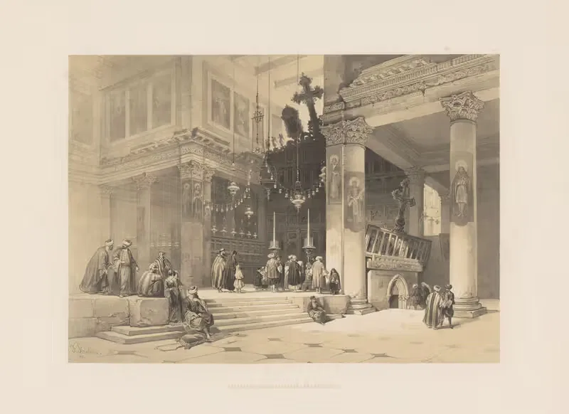 Церковь святой Элены. Вифлеем by Франсуа Стробан, 1852 — digital art print download