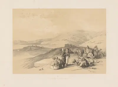 Фонтан Иакова в Сихеме by Франсуа Стробан, 1852 — digital art print download