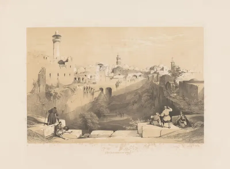 Колодец Вифезда by Франсуа Стробан, 1852 — digital art print download