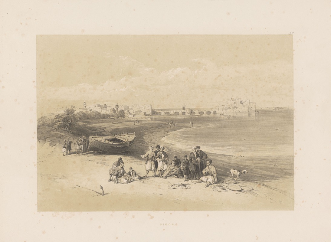 Sidon by François Stroobant, 1852 — digital art print download