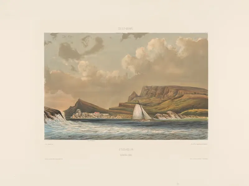 Кюрасао. Бухта Каракас by Жерар Вордуин, 1860-1862 — digital art print download