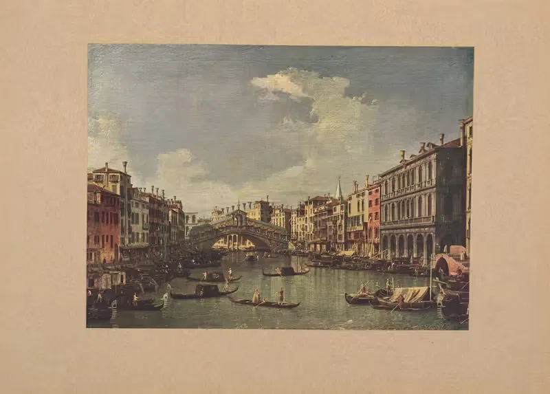 Bernardo Bellotto, Il ponte di Rialto — Corrado Ricci