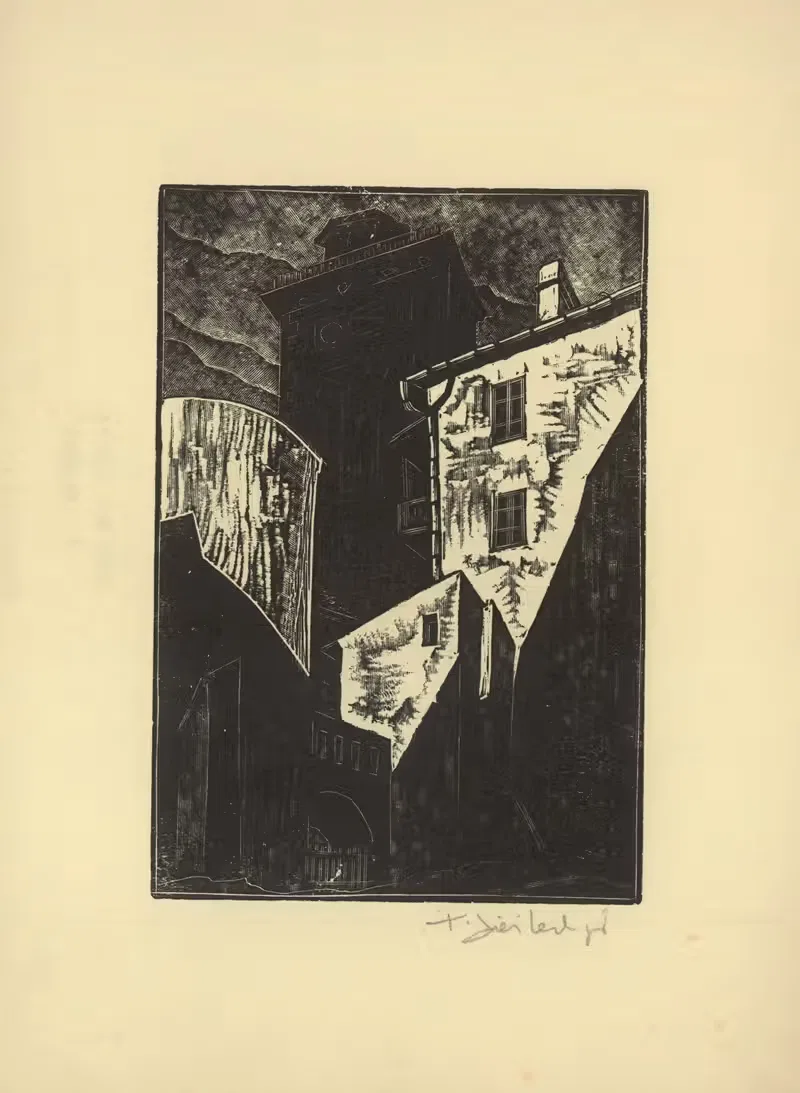 Wieża Bernardynów by Tadeusz Cieślewski, 1930 — digital art print download