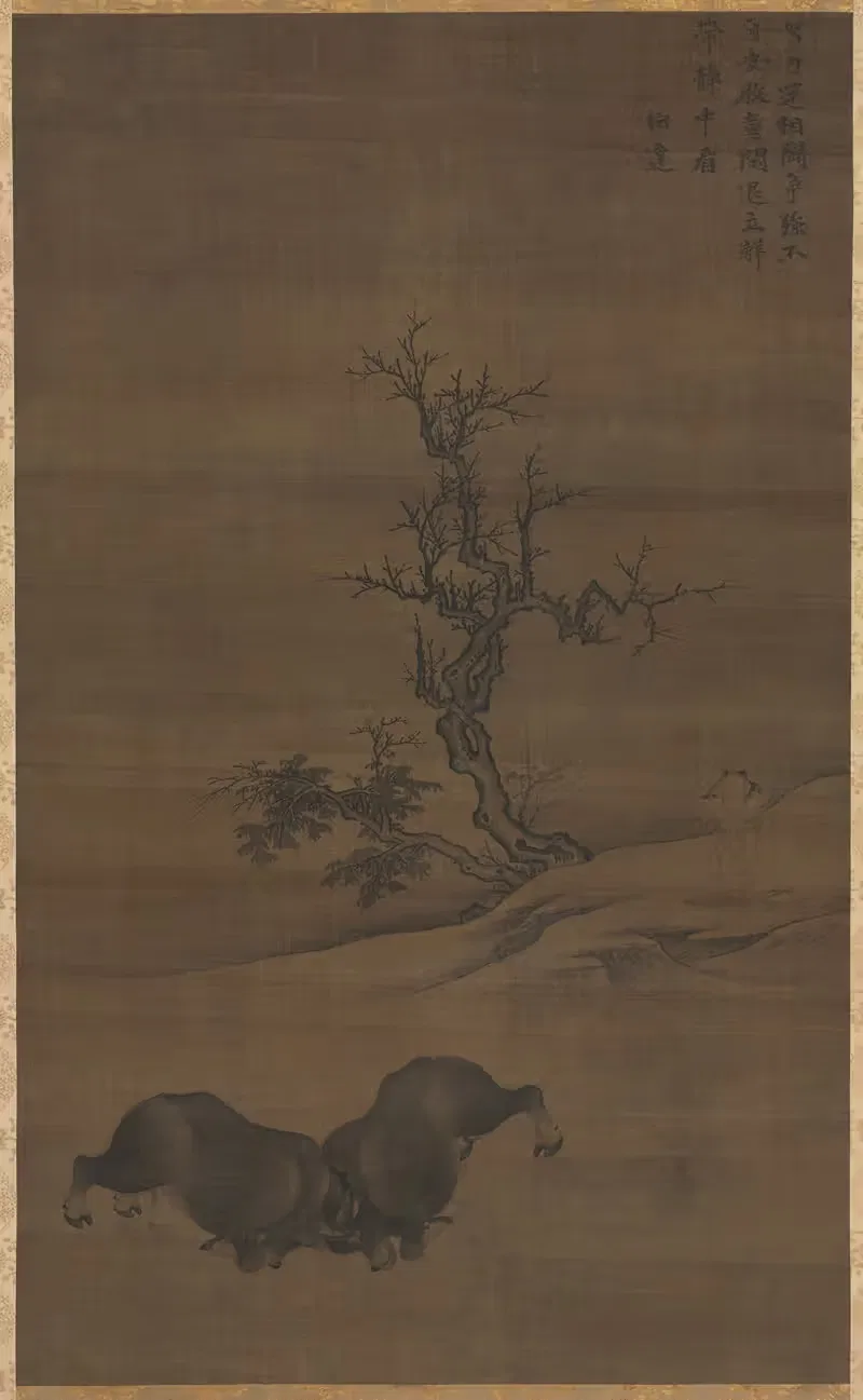 Herdboys and Buffalo in Landscape — Guo Min