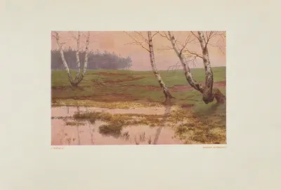 Рассвет Виобенны by Юзеф Рапацкий, 1925 — digital art print download