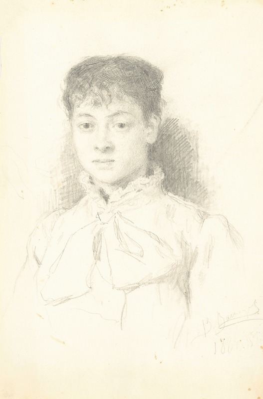 M. Yakunchikova by Виктор Михайлович Васнецов, 1884 — digital art print download