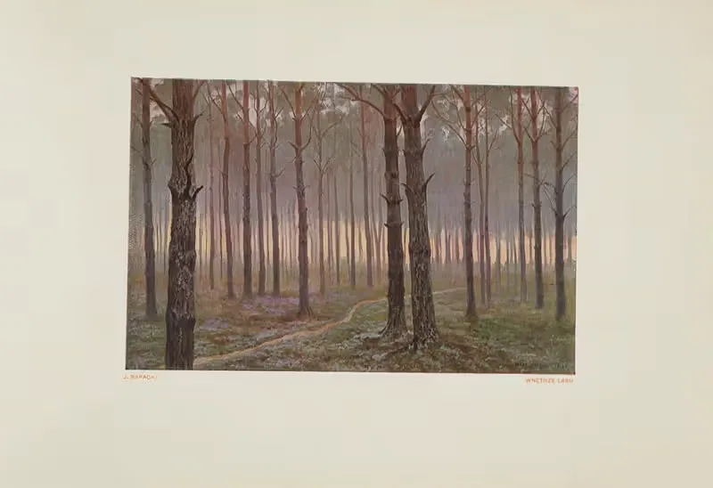 Внутри леса by Юзеф Рапацкий, 1925 — digital art print download