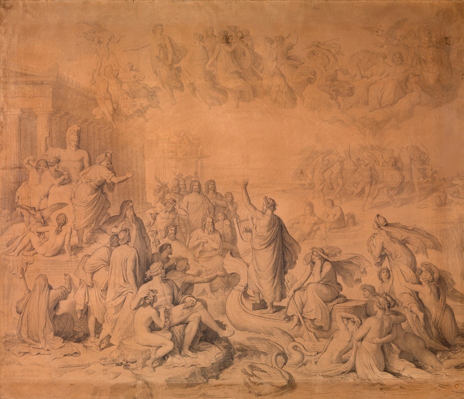 The Gods of Greece — Wilhelm von Kaulbach