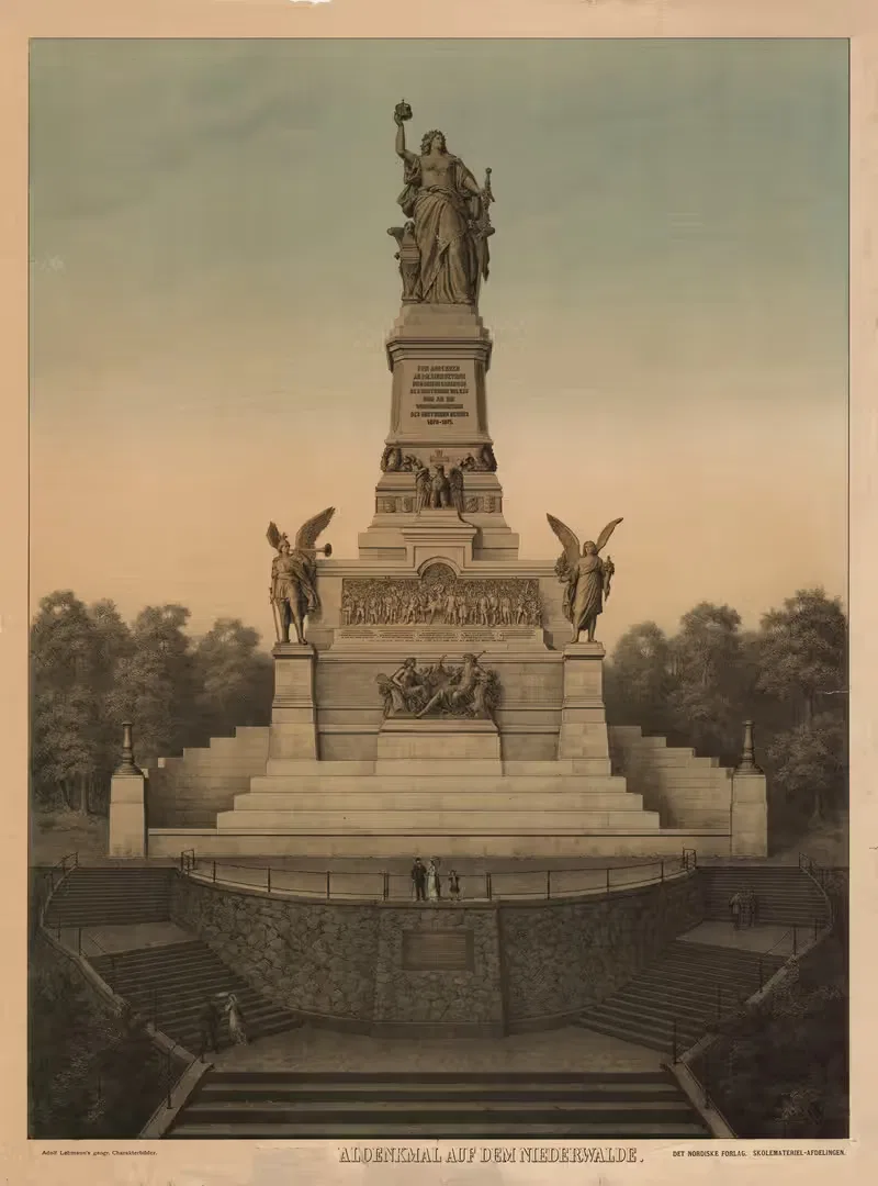 Das Nationaldenkmal auf dem Niederwalde — Adolf Lehmann