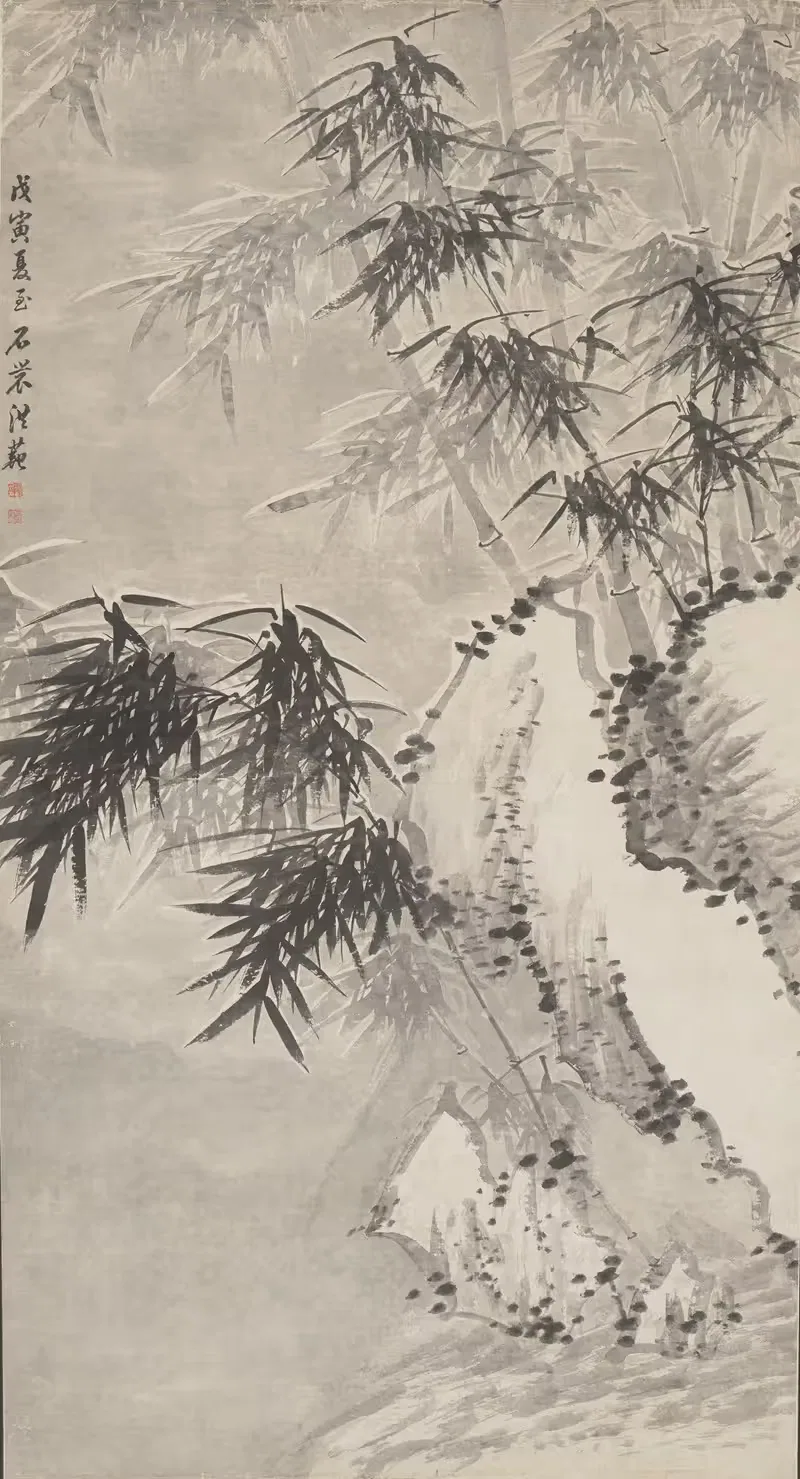 Bamboo in Snow by Hong Fan, 1818 — digital art print download
