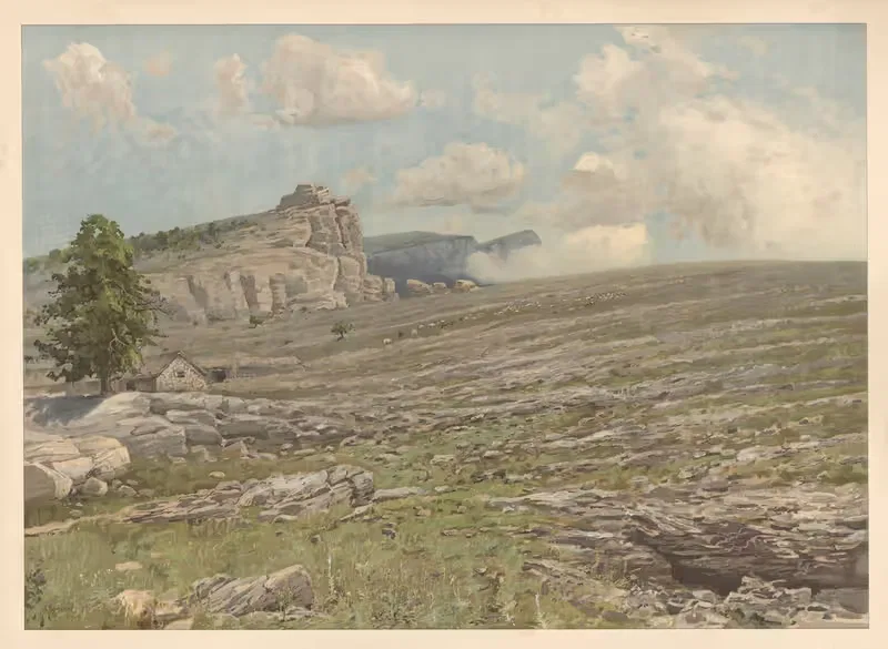 Горы Яйла (Крым) by Аркадий Афанасьевич Чумаков, 1910 — digital art print download