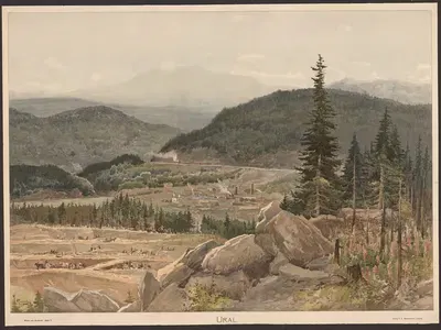 Урал by Аркадий Афанасьевич Чумаков, 1905 — digital art print download