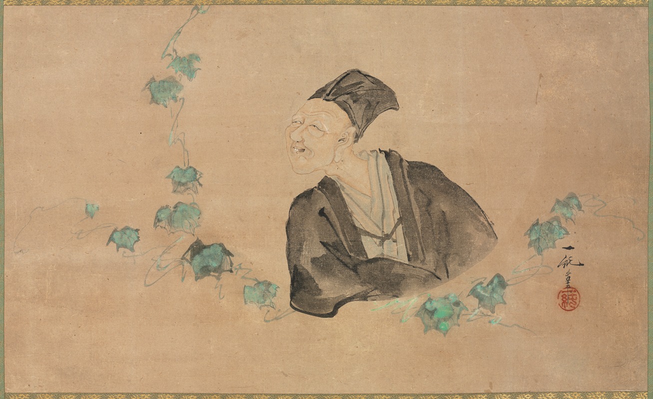 Portrait of Basho by Ichijun — digital art print download