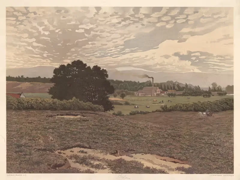 Farmland near Veluwe — Bernardus Bueninck