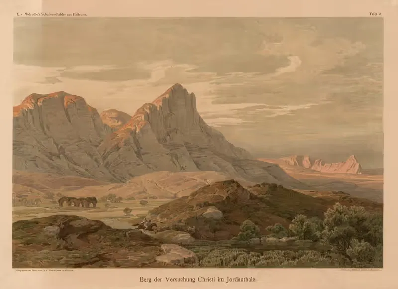 Mount of Temptation, Jordan Valley — Edmund von Wörndle