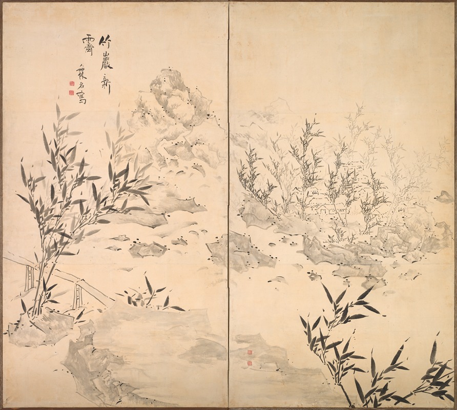 Bamboo in Fine Weather after Rain — Ике Тайга