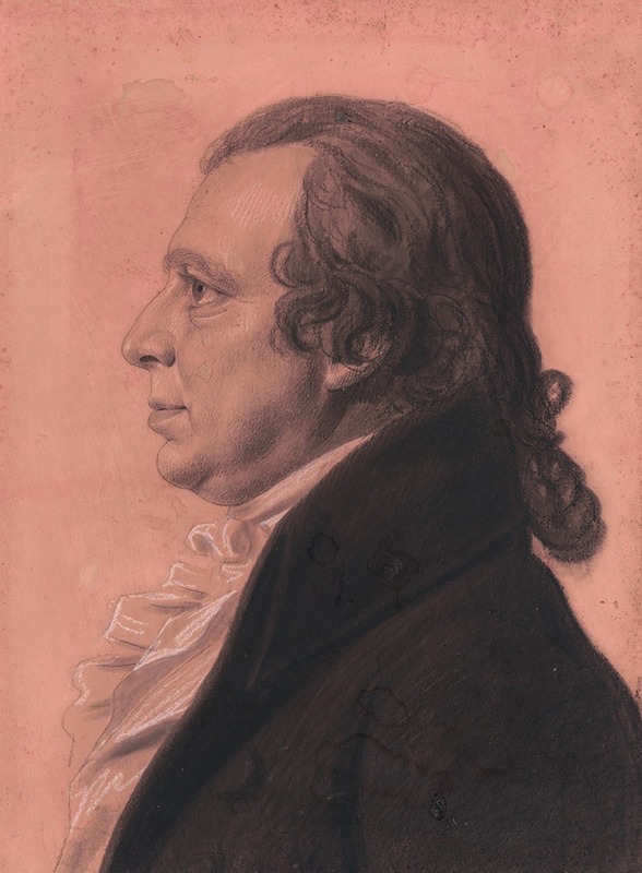 Dr. Elisha Cullen Dick by Charles Balthazar Julien Févret de Saint-Mémin, 1805 — digital art print download
