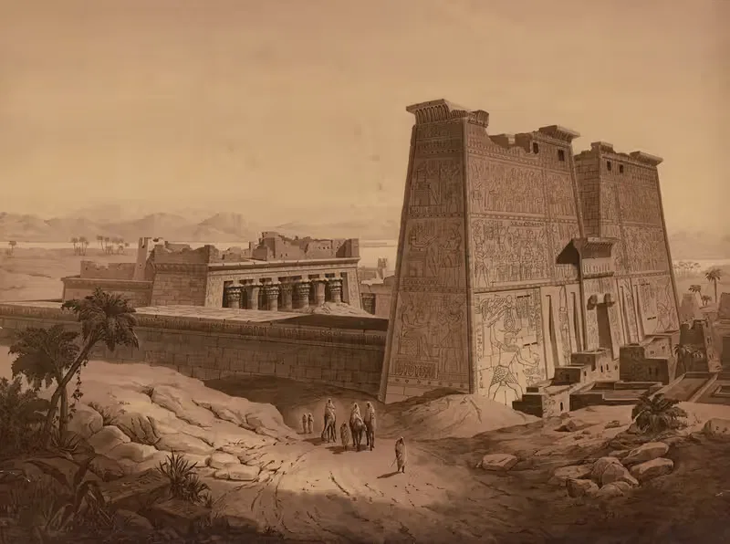The Temple of Edfu — Josef Langl