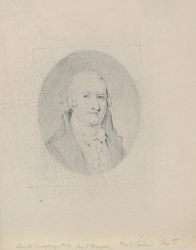 David Ramsay by Чарльз Фрейзер, c. 1835 — digital art print download
