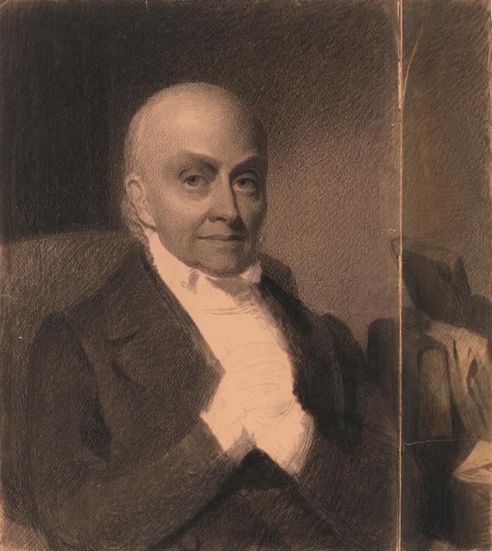 John Quincy Adams by Истмен Джонсон, 1846 — digital art print download