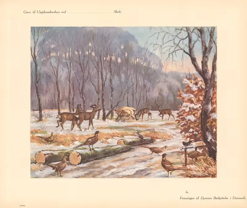 Февраль by Пуль Кристиан Йоргенсен, 1935 — digital art print download