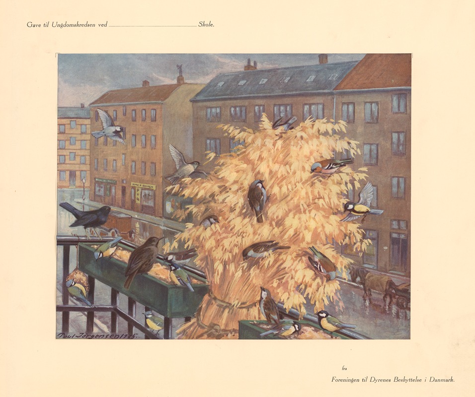 Декабрь by Пуль Кристиан Йоргенсен, 1935 — digital art print download