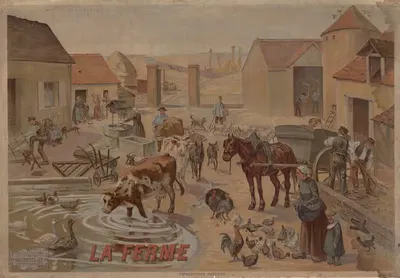 Ферма by Реймонд де ла Незиер, 1900 — digital art print download