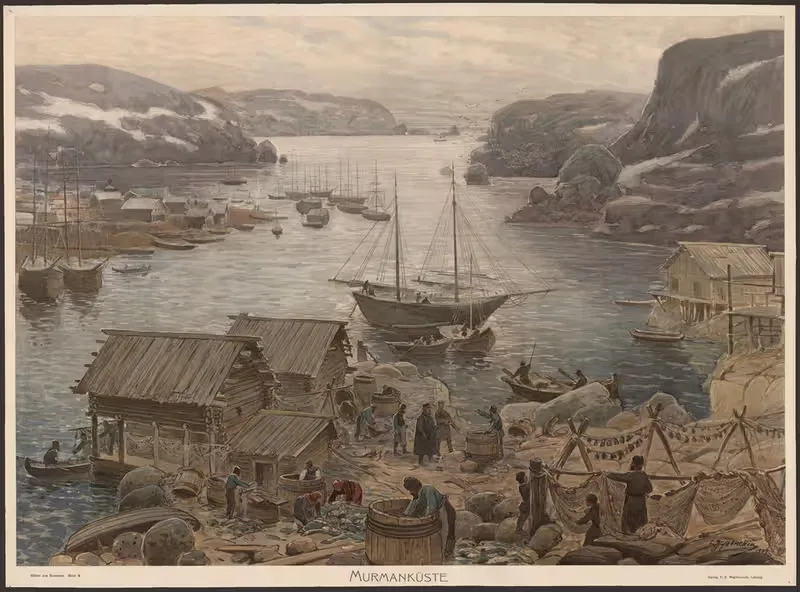 Берег Мурманска by Сергей Иванович Ягужинский, 1905 — digital art print download