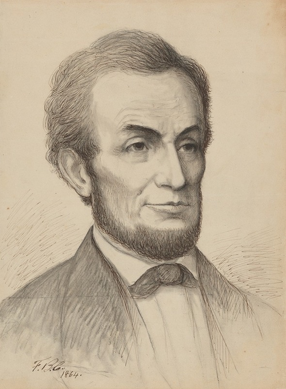 Abraham Lincoln by Франсис Бикнелл Карпентер, 1864 — digital art print download