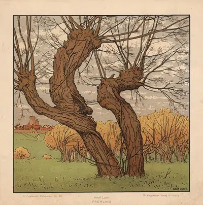 Весна by Адольф Лунц, 1910 — digital art print download